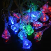 Гирлянда 5,5м,36 ламп LED,Кристалл ,RG/RB,автореж, прозр.пров. 183-772 - КОЛОРЛОН ВТД Новосибирск