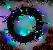 Электрогирлянда на 100 LED ламп, размер 1000 cм, мультицвет, 8 режимов, арт.92817 - КОЛОРЛОН ВТД Новосибирск