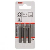 BOSCH Биты Ph2  51мм, XH 3шт 2607001522 - КОЛОРЛОН ВТД Новосибирск