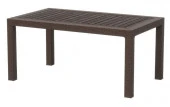 Стол прямоугольный RATTAN 160х95см Ola Dom (антрацит) - КОЛОРЛОН ВТД Новосибирск