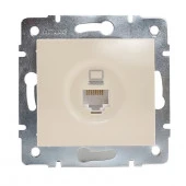 707-0388-139 Karina Розетка ПК ПК Cat5e крем - КОЛОРЛОН ВТД Новосибирск