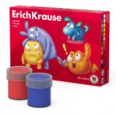 61417 КРАСКИ ГУАШ. 24 ЦВ. ERICHKRAUSE JOLLY FRIENDS, 20 МЛ, К/К /6/ - КОЛОРЛОН ВТД Новосибирск