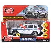 303644 Машина металл свет-звук SUZUKI VITARA ПОЛИЦИЯ 12 см, двери, багаж, кор. Технопарк в кор.2*36ш - КОЛОРЛОН ВТД Новосибирск