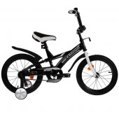 283806 Велосипед детский 16" BMW j-тип, багажн., страх.кол., звонок, черн./бел. в кор.1шт - КОЛОРЛОН ВТД Новосибирск