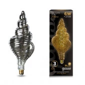 Лампа Gauss Filament TL120 6W 200lm 2400К Е27 gray flexible LED 1/10 - КОЛОРЛОН ВТД Новосибирск
