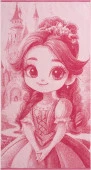 Полотенце махровое Cute Princess ПЦ-3502-6947 1сорт цв. 10000 70Х130 - КОЛОРЛОН ВТД Новосибирск