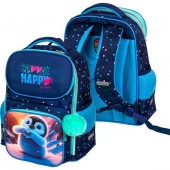 Ранец школьный deVENTE "Smart. Happy Pinguin" 7030501 жёст.,37*28*14см,800гр.+брелок - КОЛОРЛОН ВТД Новосибирск