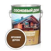 ПРОФСТАНДАРТ СОСНОВЫЙ ДОМ Декоративно-защитный состав для древесины ореховое дерево (2,7л; 3шт) - КОЛОРЛОН ВТД Новосибирск