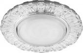 Точка CD4023 20LED*2835 SMD 4000K, GX53 прозрачный, хром - КОЛОРЛОН ВТД Новосибирск