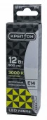 12W Лампа КРЕПТОН LED B35 12W E14 3000K свеча - КОЛОРЛОН ВТД Новосибирск