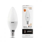 10W Gauss Elementary Свеча 10W 710lm 3000K Е14 LED - КОЛОРЛОН ВТД Новосибирск