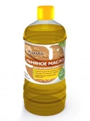 Масло льняное для пропитки древесины Усадьба 1л/пэт.бутылка - КОЛОРЛОН ВТД Новосибирск