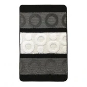 Коврик для ванной комнаты ZALEL SILVER 60*100 1-пр BLACK - КОЛОРЛОН ВТД Новосибирск