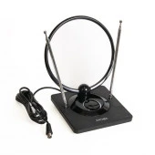 Антенна комнатная DVB-T2 и ДМВ+МВ активная Сигнал SAI 963 усы 1м кабель 3м* - КОЛОРЛОН ВТД Новосибирск