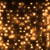 Гирлянда для улицы ЗАНАВЕС ш3* в2,5м 480 ламп LED, прозрач.пров, 8 реж, Теплый белый (возможность со - КОЛОРЛОН ВТД Новосибирск