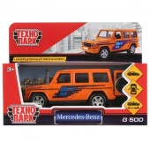 267177  ТМ Технопарк. Машина металл "MERCEDES-BENZ G-CLASS СПОРТ" 12см, открыв. двери, инерц. в кор. - КОЛОРЛОН ВТД Новосибирск