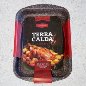 Cr2364  Противень с антипригарным покрытием  39.5'27'6.5  TERRA CALDA - КОЛОРЛОН ВТД Новосибирск