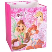 ***270245  Веселый Праздник. Winx. Пакет подарочный 26х32х14см, глянцевый в пак. уп-12шт в кор.6уп - КОЛОРЛОН ВТД Новосибирск