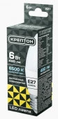 6W Лампа КРЕПТОН LED B35 6W E27 6500K свеча - КОЛОРЛОН ВТД Новосибирск