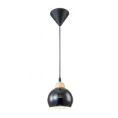 ***Подвес Escada 10178/1S E27*40W Black/Wood - КОЛОРЛОН ВТД Новосибирск