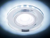 S214 CL хром/прозрачный /MR16+3W(LED COLD) - КОЛОРЛОН ВТД Новосибирск