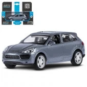 JB1251267ТМ "Автопанорама" Машинка металл. 1:43 Porsche Cayenne S, серый перламутр, инерция, откр. д - КОЛОРЛОН ВТД Новосибирск