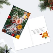 ***Открытка «Время для чуда» горячий напиток, 12 × 18 см   4356886 - КОЛОРЛОН ВТД Новосибирск