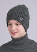 CLEVER 444167ап Шапка детская, 52-54, Т.серый - КОЛОРЛОН ВТД Новосибирск