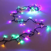 Гирлянда для дома НИТЬ 3 м 100 ламп LED, черн.пров, 8 реж, IP-20. Мультицвет (возмож/соед) 725-0053 - КОЛОРЛОН ВТД Новосибирск