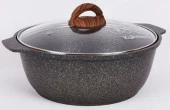 057222  Кастрюля-жаровня 4,0л Granit Ultra ст/кр а/п original (4) жго41а - КОЛОРЛОН ВТД Новосибирск