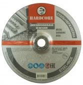 Диск шлифовальный по металлу, нерж. стали 150х6х22,23мм "Hardcore" - КОЛОРЛОН ВТД Новосибирск