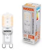 5W Лампа LED  WOLTA WSTD-JCD-5W4KG9-P КАПСУЛА JCD 5Вт 400лм 4000K G9 - КОЛОРЛОН ВТД Новосибирск