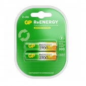 Аккумуляторы GP ReEnergy 270AAHC AA, емкость 2650 мАч (2 шт.) - КОЛОРЛОН ВТД Новосибирск