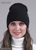 CLEVER 433309/1вн Шапка женская, *, Черный - КОЛОРЛОН ВТД Новосибирск