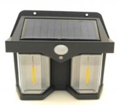 Фонарь садовый 15х13х4.5см LED 3реж датчиком движения, солнечная батарея, арт.2024-5734 Код276849 - КОЛОРЛОН ВТД Новосибирск