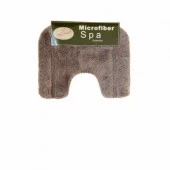 Коврик для унитаза Lux Border ПЛЮШ 45*55 Grey серый - КОЛОРЛОН ВТД Новосибирск