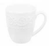 Кружка 400 мл 12*9*10,8 см "Ажур" NEW BONE CHINA Состав: Фарфор - КОЛОРЛОН ВТД Новосибирск