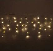 Гирлянда для улицы БАХРОМА "Мерцание" ш3м* в40/60см 100 ламп LED, прозр.провод,1 режим, IP-54, Теплы - КОЛОРЛОН ВТД Новосибирск