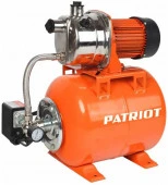 Насосная станция PATRIOT PW 850-24 INOX, насосная часть - нерж. сталь, бак 24 л, 850 Вт, 3000 л/час. - КОЛОРЛОН ВТД Новосибирск