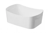 Корзинка универсальная "Poplar" 2,7л, 240х165х90мм (светло-серый) - КОЛОРЛОН ВТД Новосибирск