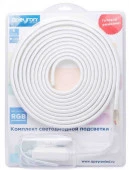 ***10-52 Комп-т RGB 220В 12Вт/м smd5050 60д/м IP65 5м силикон (шнур с контроллером заглушка крепеж) - КОЛОРЛОН ВТД Новосибирск