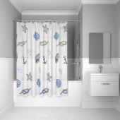 Штора для ванной комнаты, 180*180 см, PEVA, Sea Fantasy, Milardo, 508V180M11/P24PV11i11 - КОЛОРЛОН ВТД Новосибирск