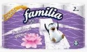 Familia Plus Волшебный цветок (8шт) 2 слоя Туалетная бумага - КОЛОРЛОН ВТД Новосибирск
