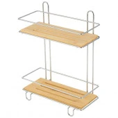 101245 Полка двухъярусная BAMBOO-03 (26х11.5х34см) - КОЛОРЛОН ВТД Новосибирск