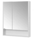 Зеркало-шкаф АКВАТОН Сканди 70, белый 1A252202SD010 - КОЛОРЛОН ВТД Новосибирск