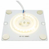 02-18 Плата 220В,12Вт, smd2835, IP20, 80Лм/Вт, PF>0,9, 2700 К, 80*80мм, прямоугольная с линзой - КОЛОРЛОН ВТД Новосибирск