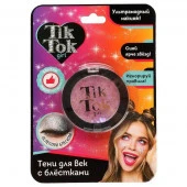 Тени для век с блестками, розовые TIK TOK GIRL  ES61566TTG - КОЛОРЛОН ВТД Новосибирск