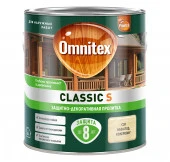 Защитно-декоративная пропитка Omnitex Classic S CLR 2,5л - КОЛОРЛОН ВТД Новосибирск