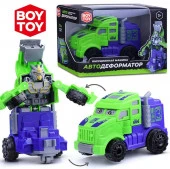 BT0014-3 Машина "Автодеформатор" в коробке (зелено-синий) BOY TOY - КОЛОРЛОН ВТД Новосибирск