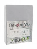 Простыня Amore Mio DK QR Простыня 140*200*20 GY - КОЛОРЛОН ВТД Новосибирск